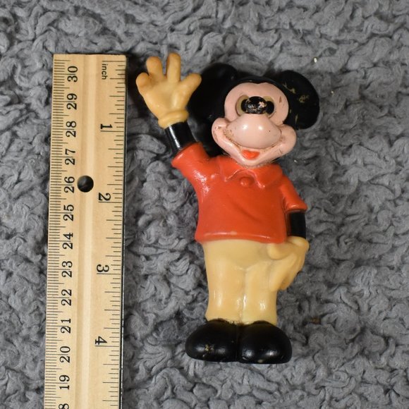 Vintage Rubber Disney Mickey Mouse Figuring - Picture 7 of 14